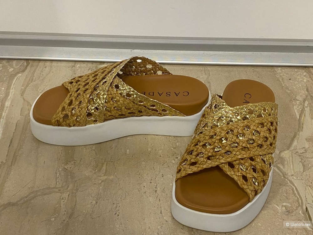 Шлепанцы Casadei маркировка 38