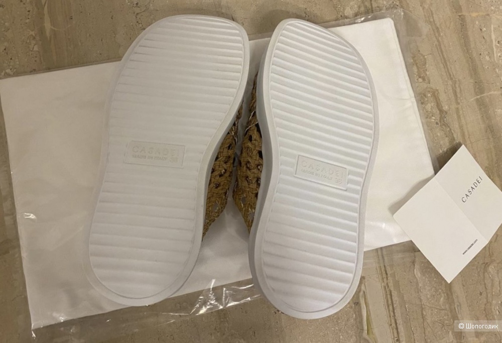 Шлепанцы Casadei маркировка 38