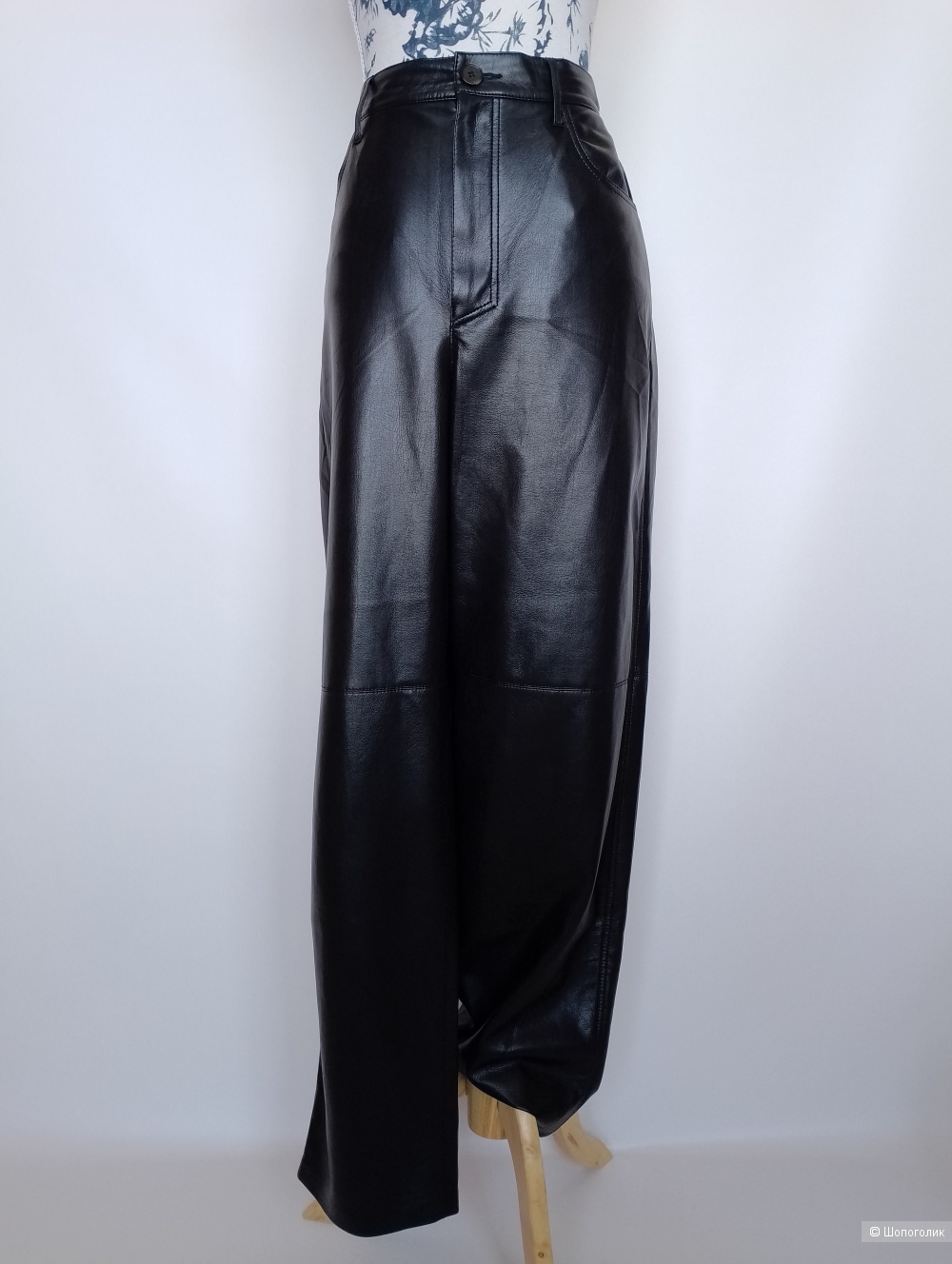 Брюки Nanushka веган кожаные , М