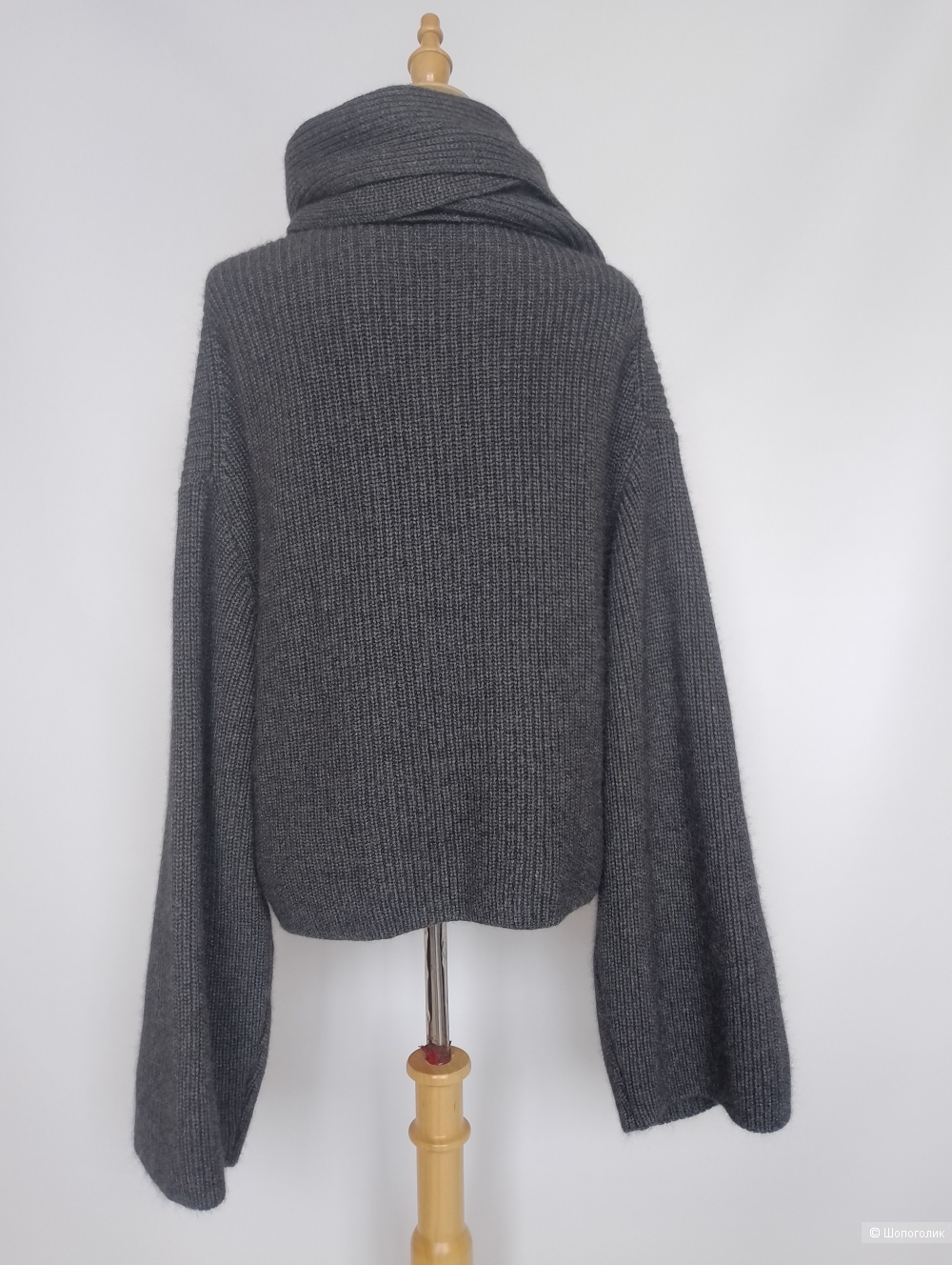 Кардиган Bazilika с шарфом кашемировый, XS