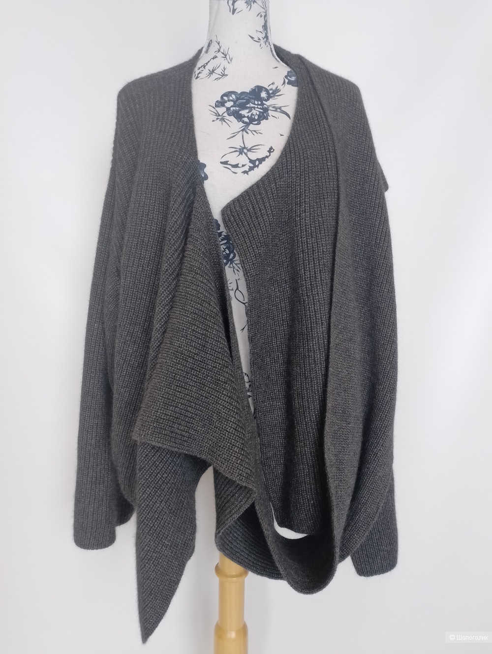 Кардиган Bazilika с шарфом кашемировый, XS