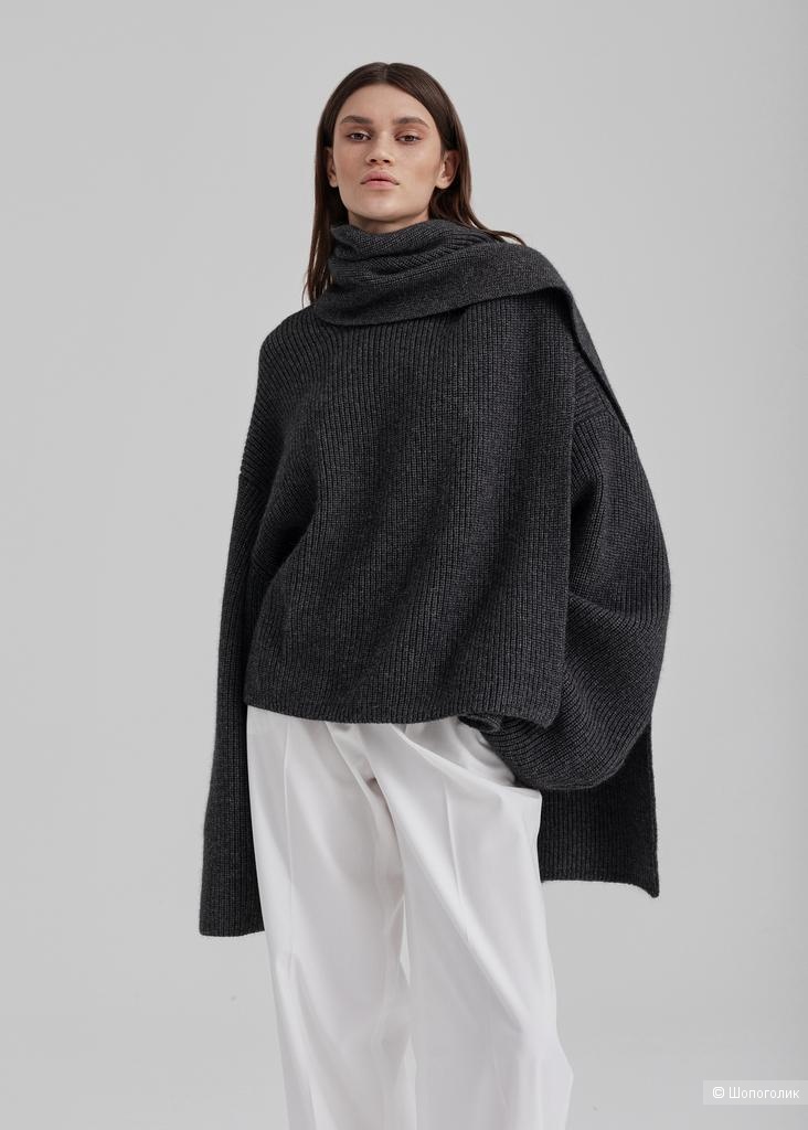 Кардиган Bazilika с шарфом кашемировый, XS