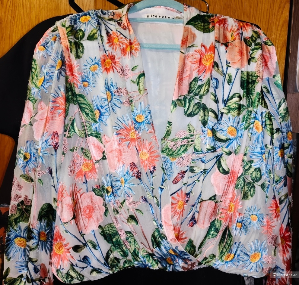Шёлковая блузка Alice+Olivia / 44/46