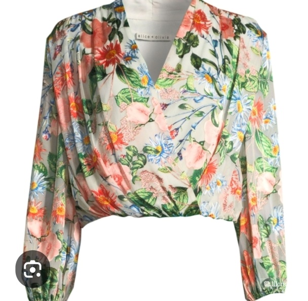 Шёлковая блузка Alice+Olivia / 44/46