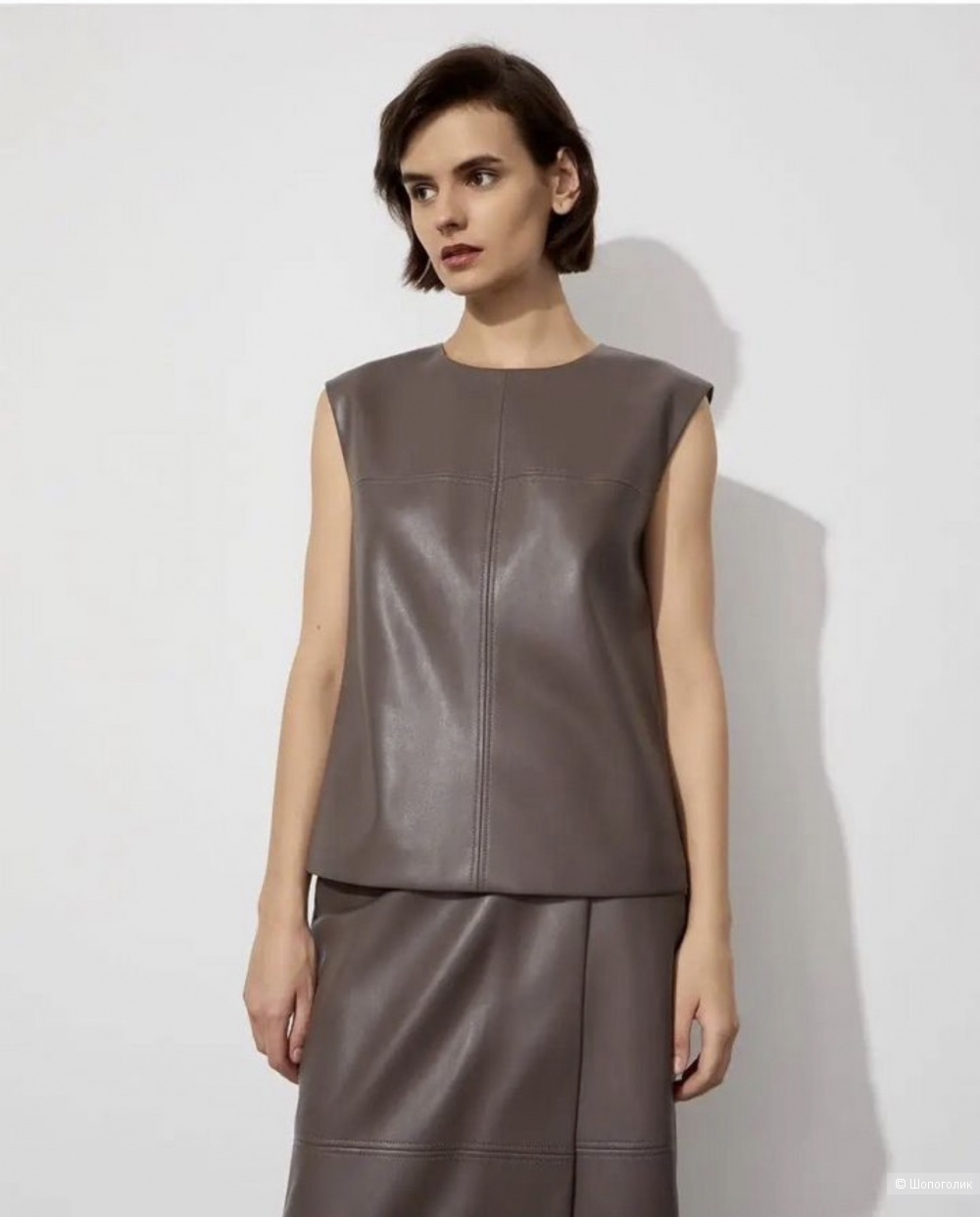 Топ 2mood веганский кожаный , S