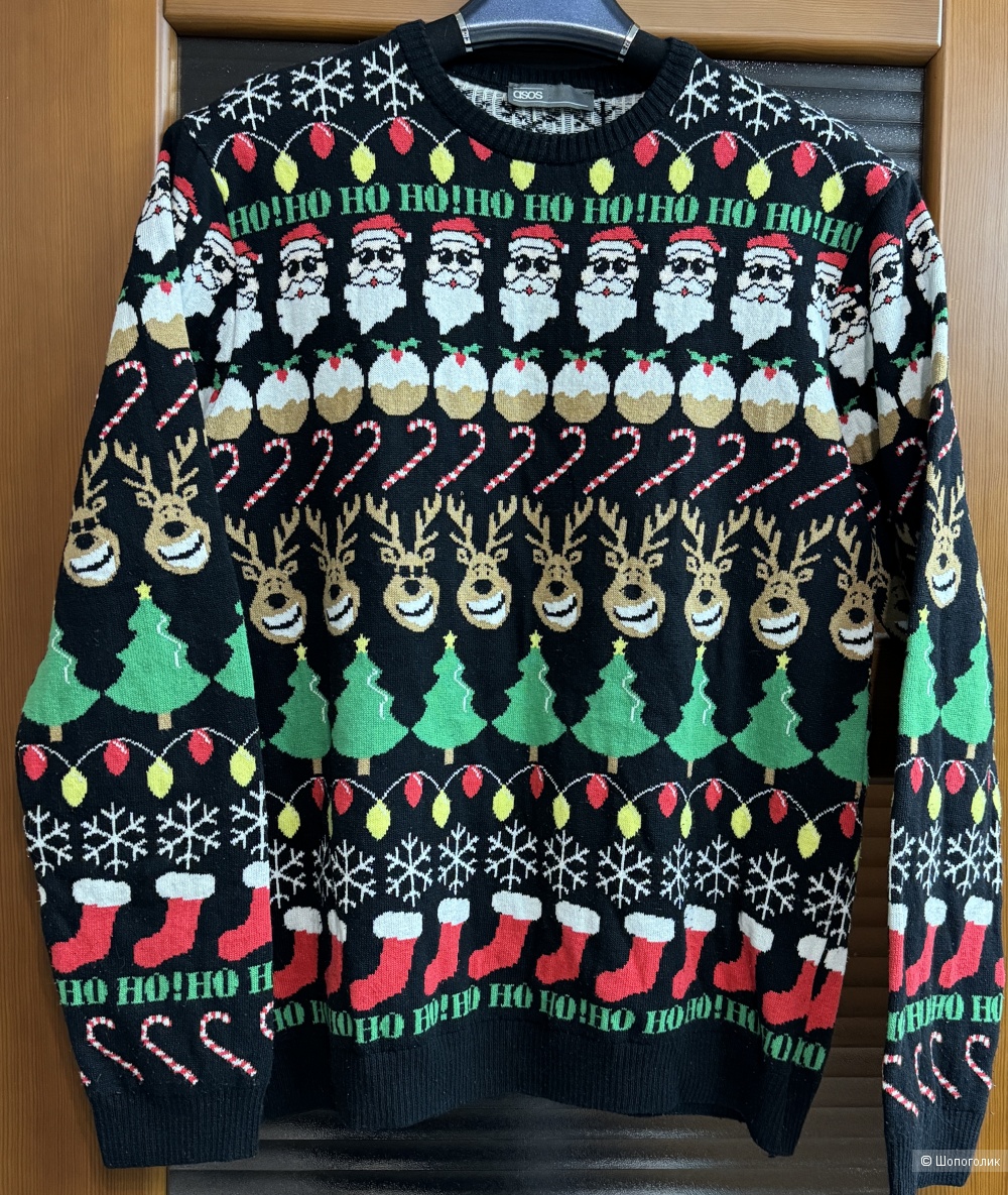 Свитер новогодний ASOS, размер М