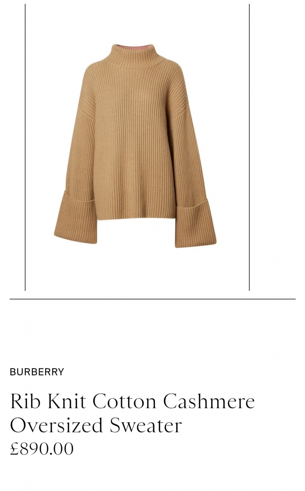 Свитер Burberry, размер М