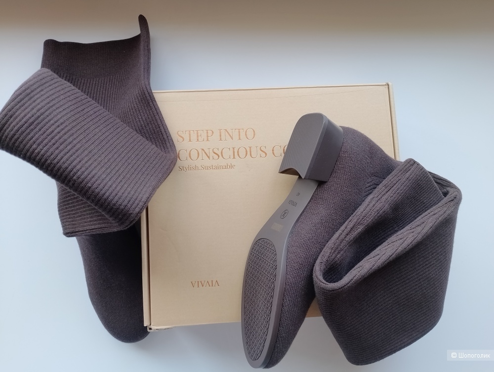 Сапоги чулки Vivaia шерстяные, 40