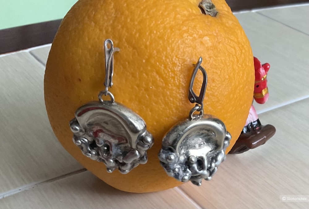 СЕТ серьги и браслет винтаж