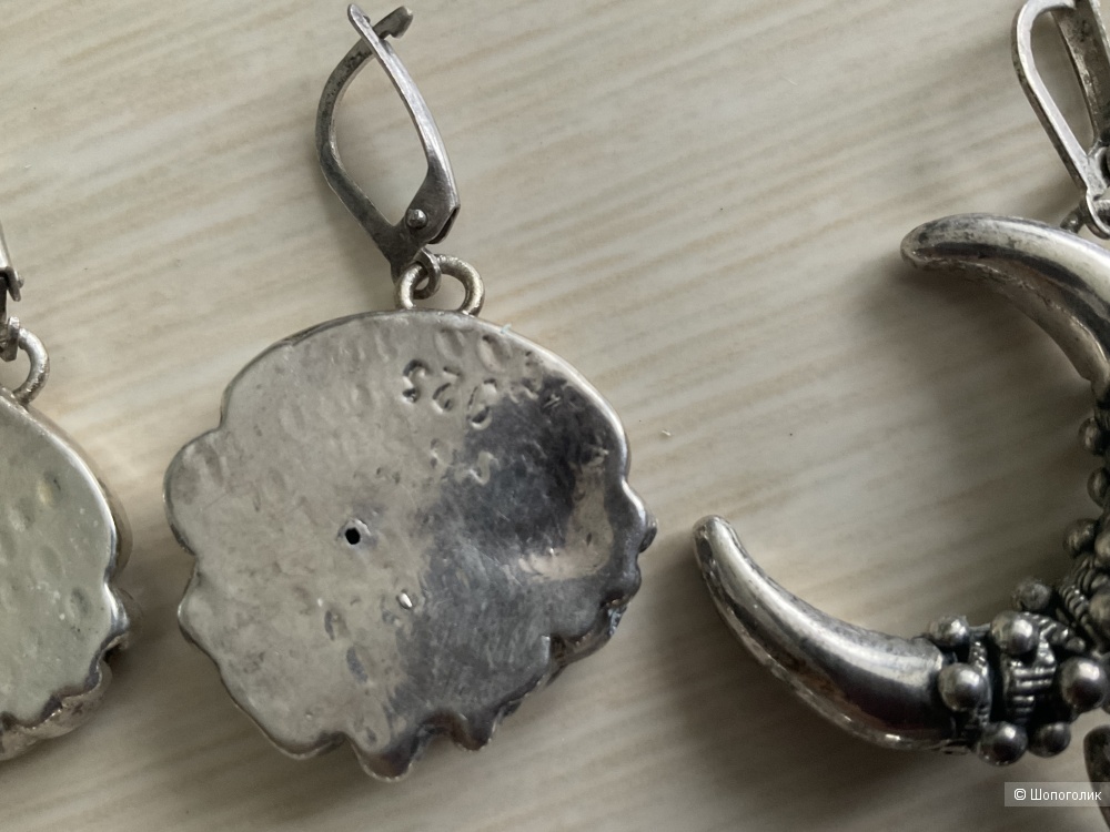 СЕТ серьги и браслет винтаж