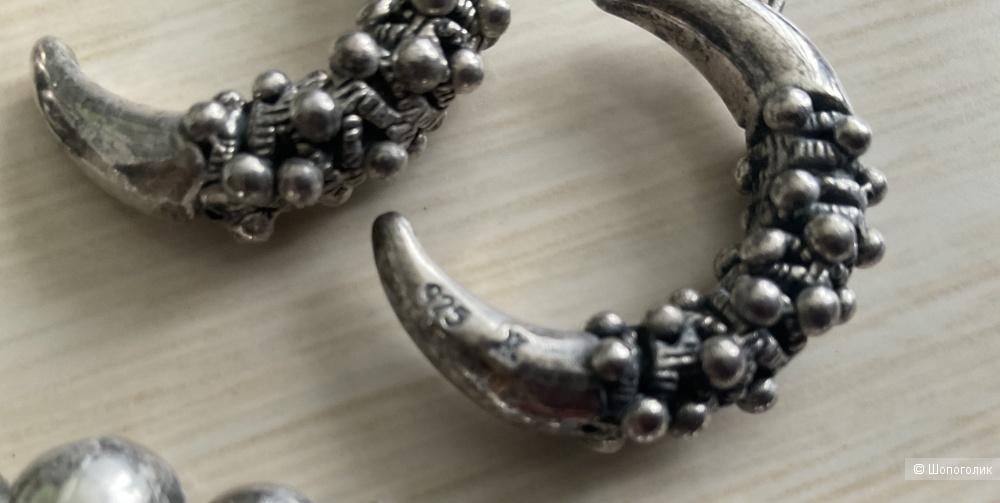 СЕТ серьги и браслет винтаж