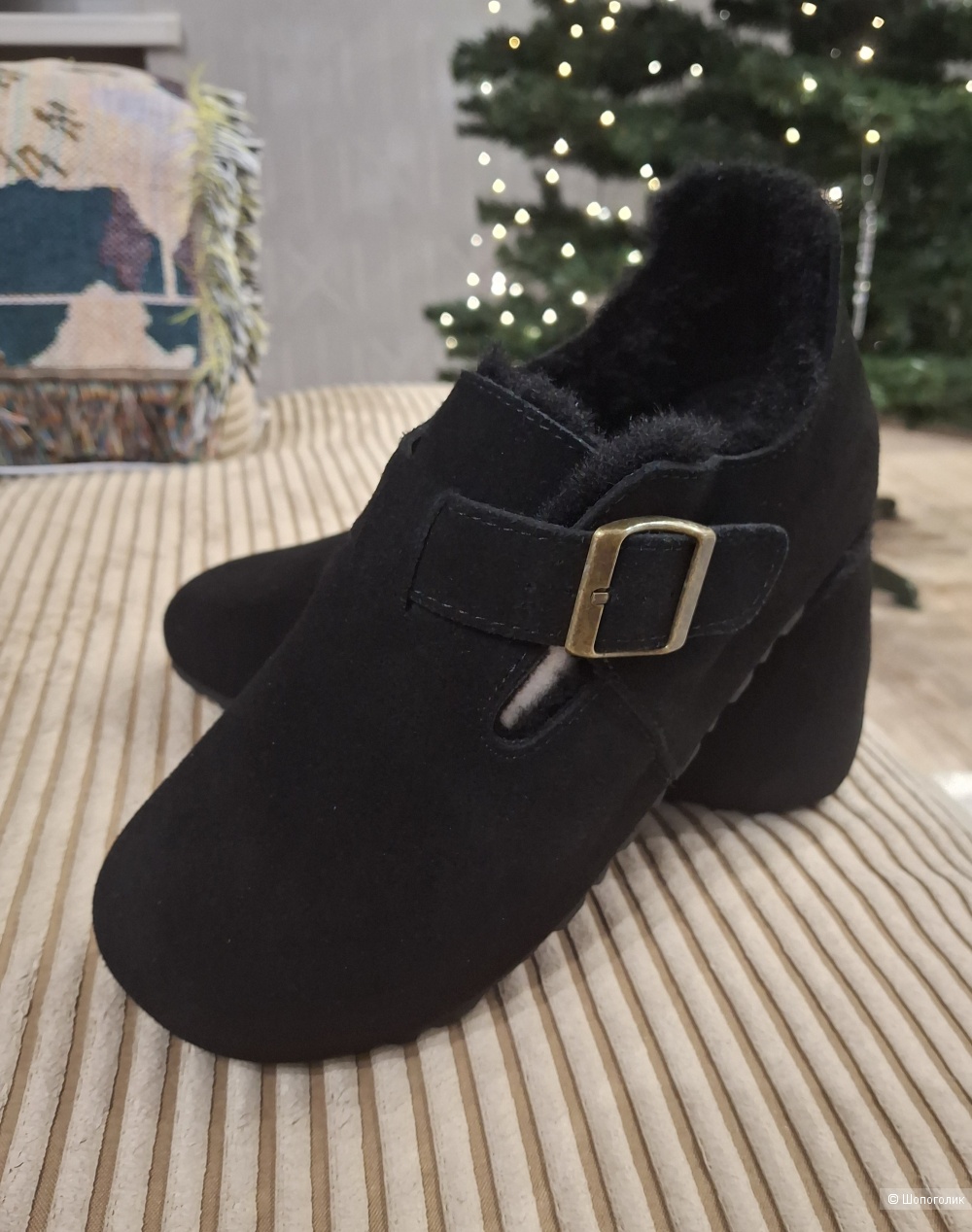 Замшевые биркенштоки/36