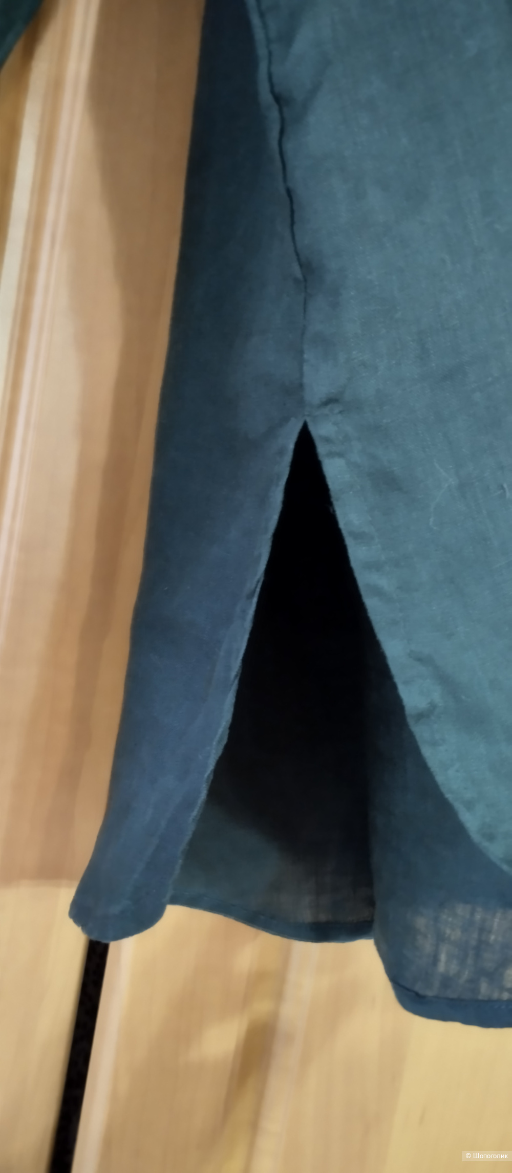 Льняная рубашка H&M, М