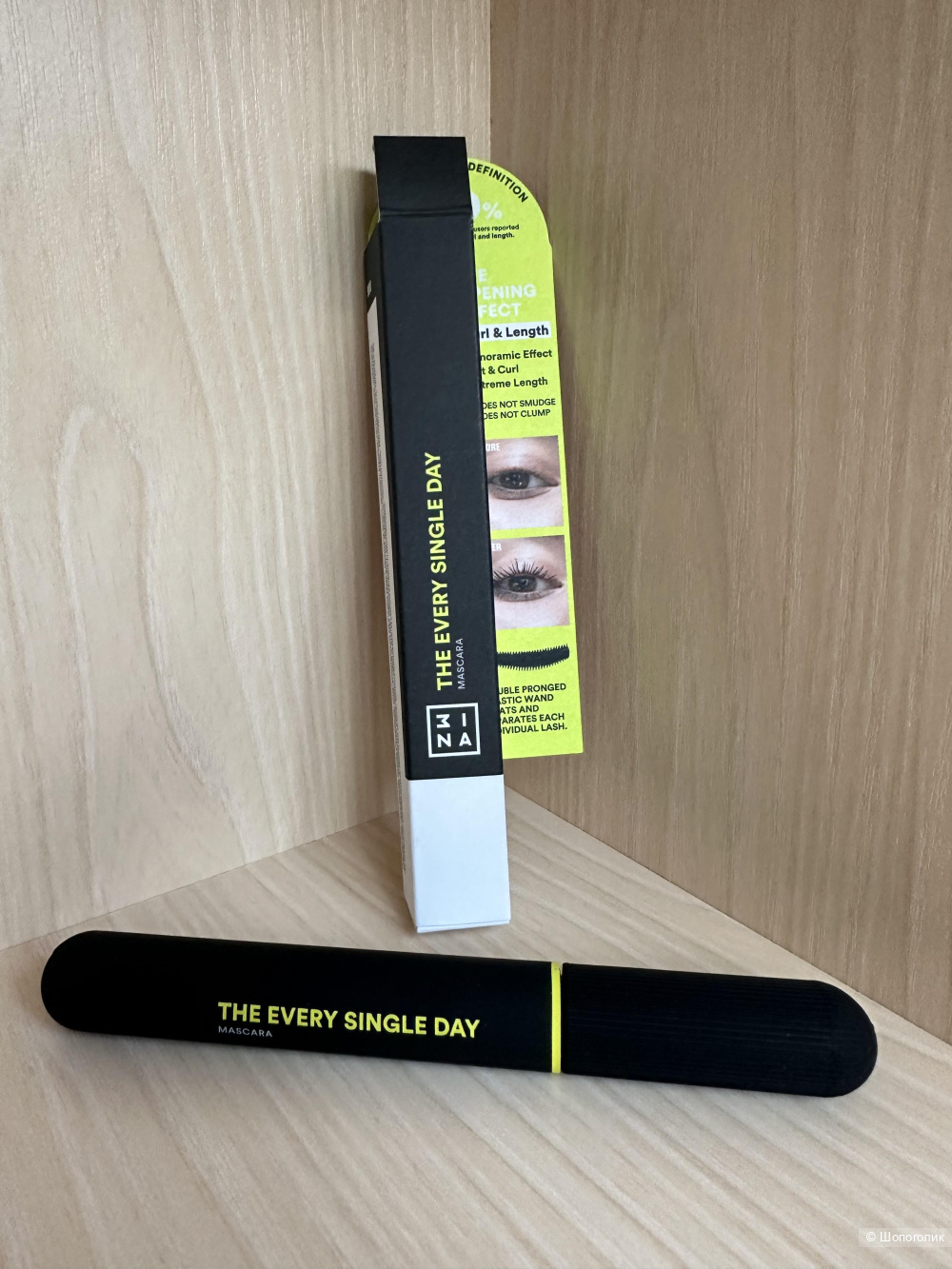 Тушь черная 3INA , 7 мл