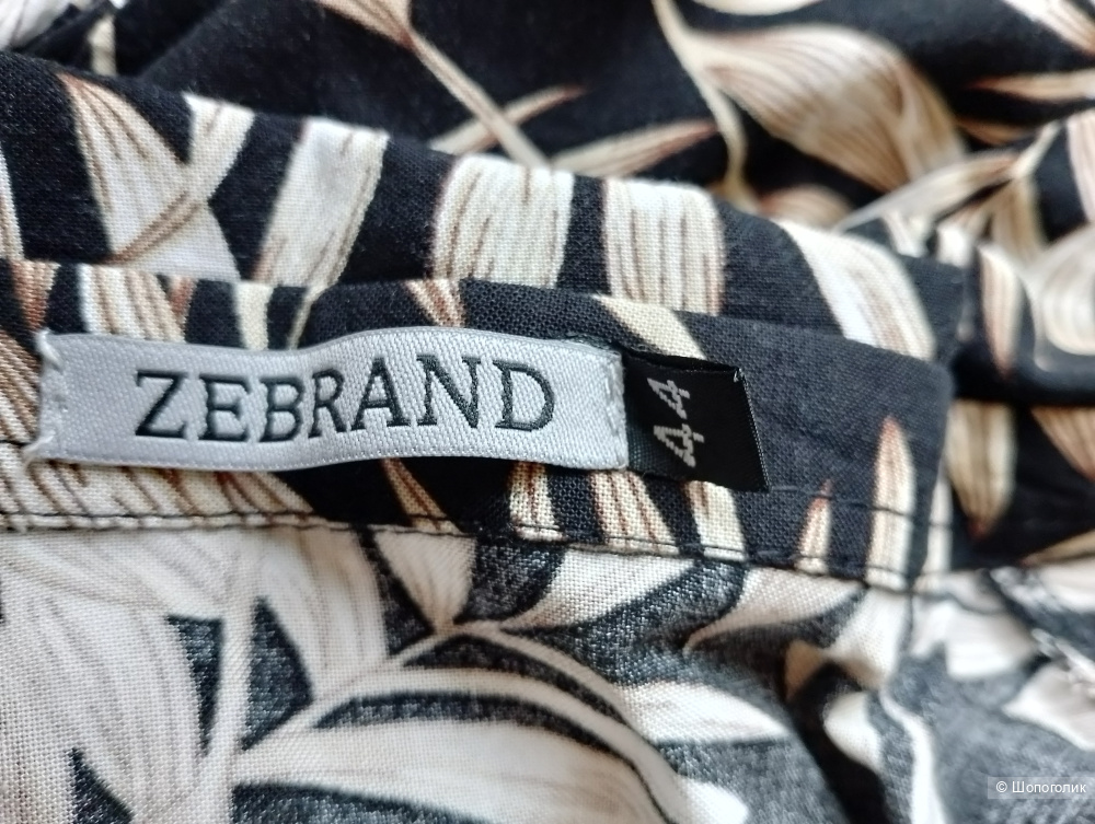 Платье халат вискозное zebrand принт, 44