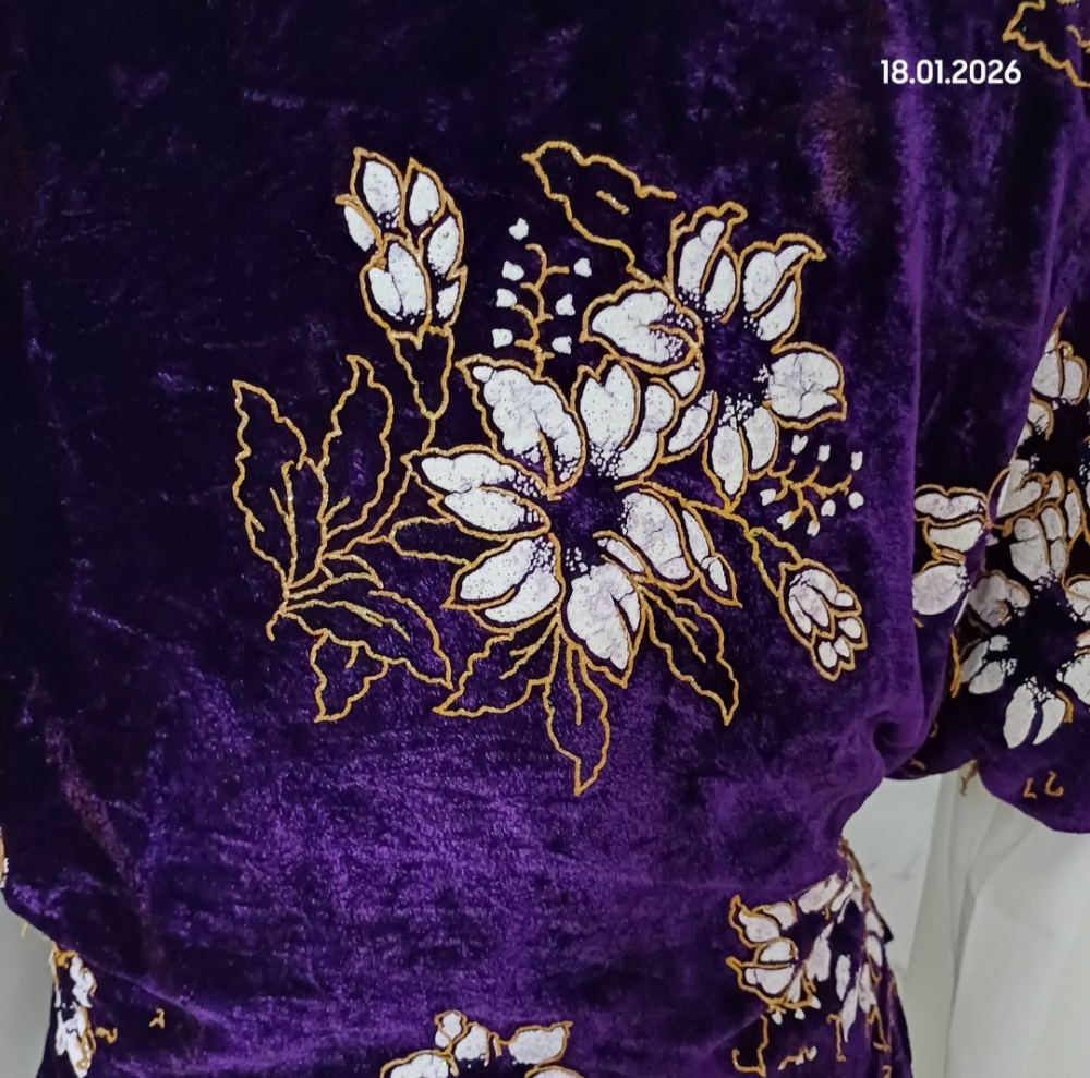 Кардиган из панбархата - кимоно,no brand, one size.