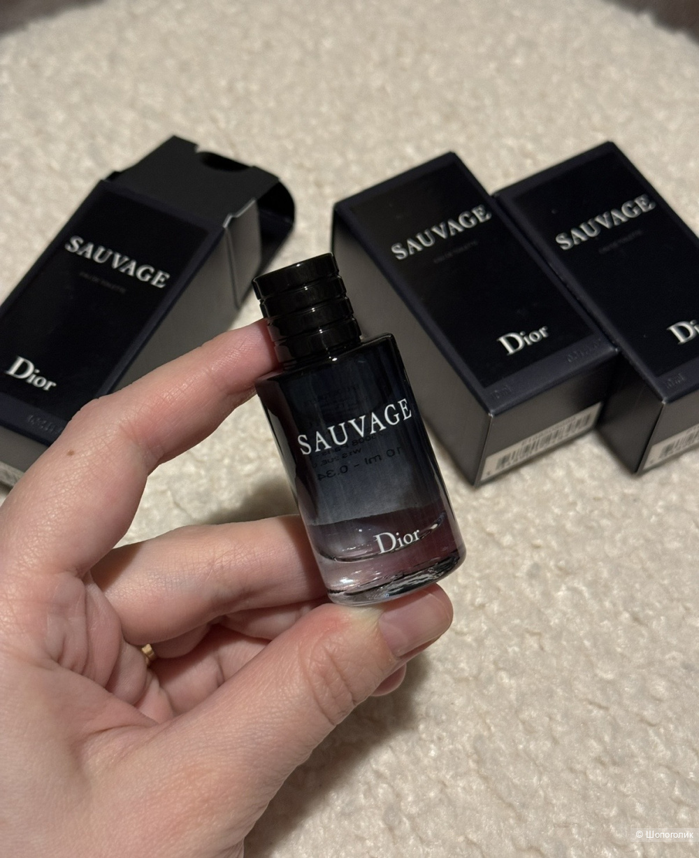 Фирменная миниатюра 10 мл Dior Sauvage edt