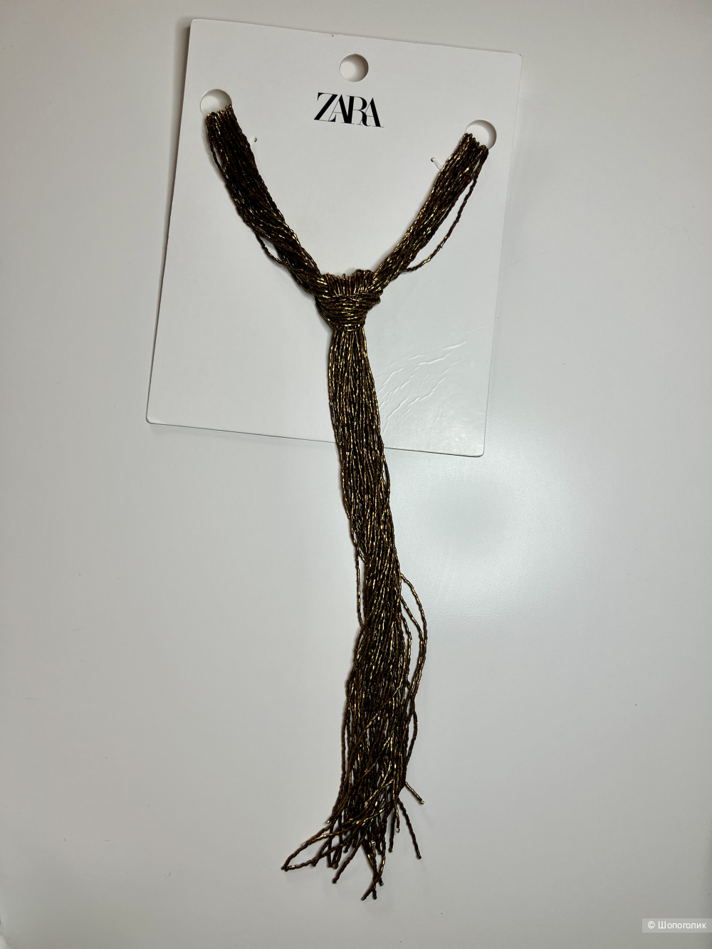 Колье галстук Zara из бисера