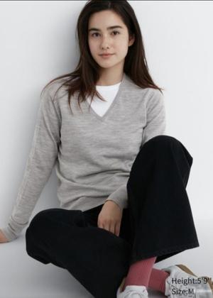 Шерстяной пуловер Uniqlo/M