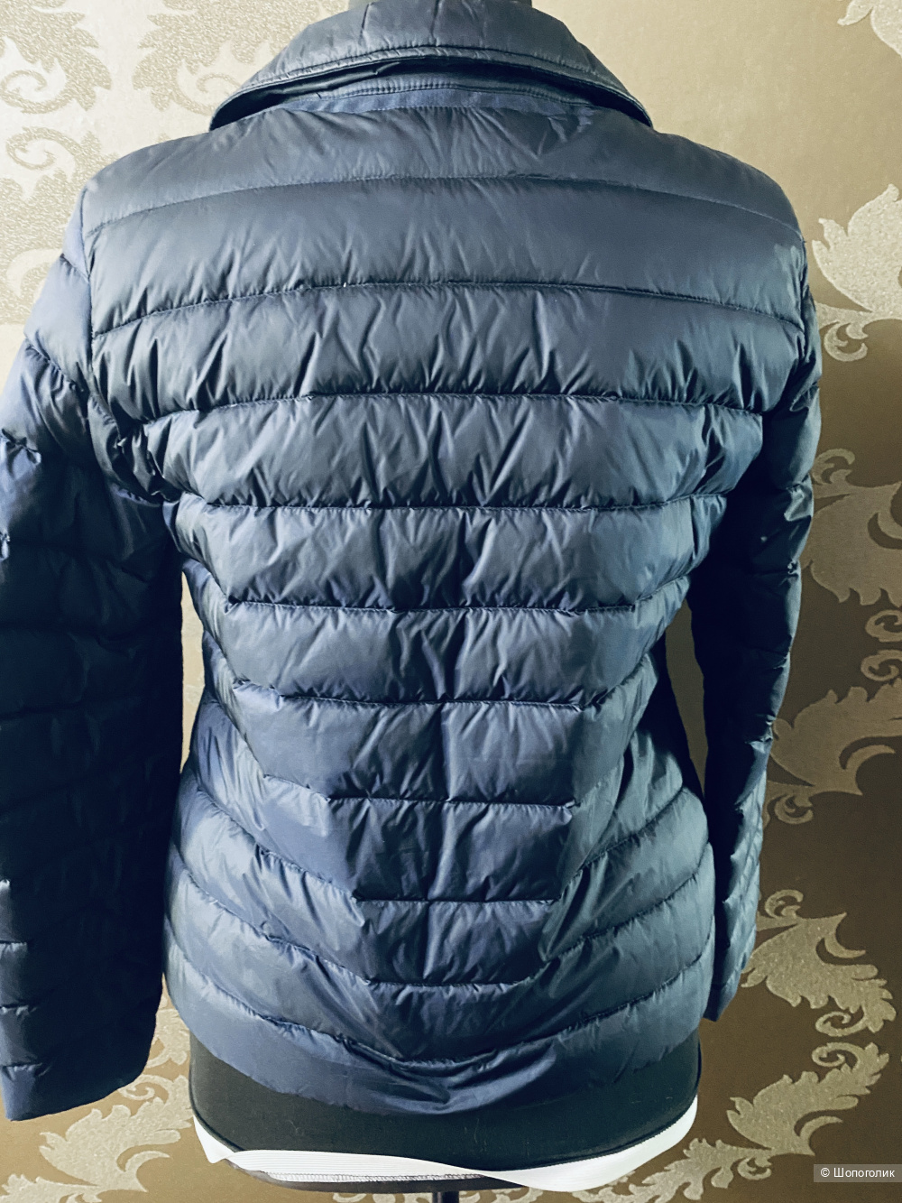 Стеганый пуховик Geox пух --- воротник отстегивается  -46-48