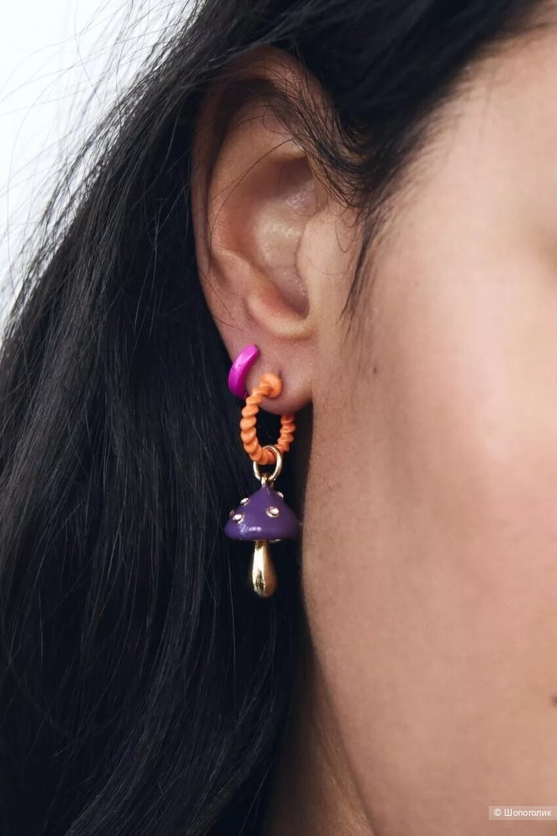 Набор сережек Zara со стразами