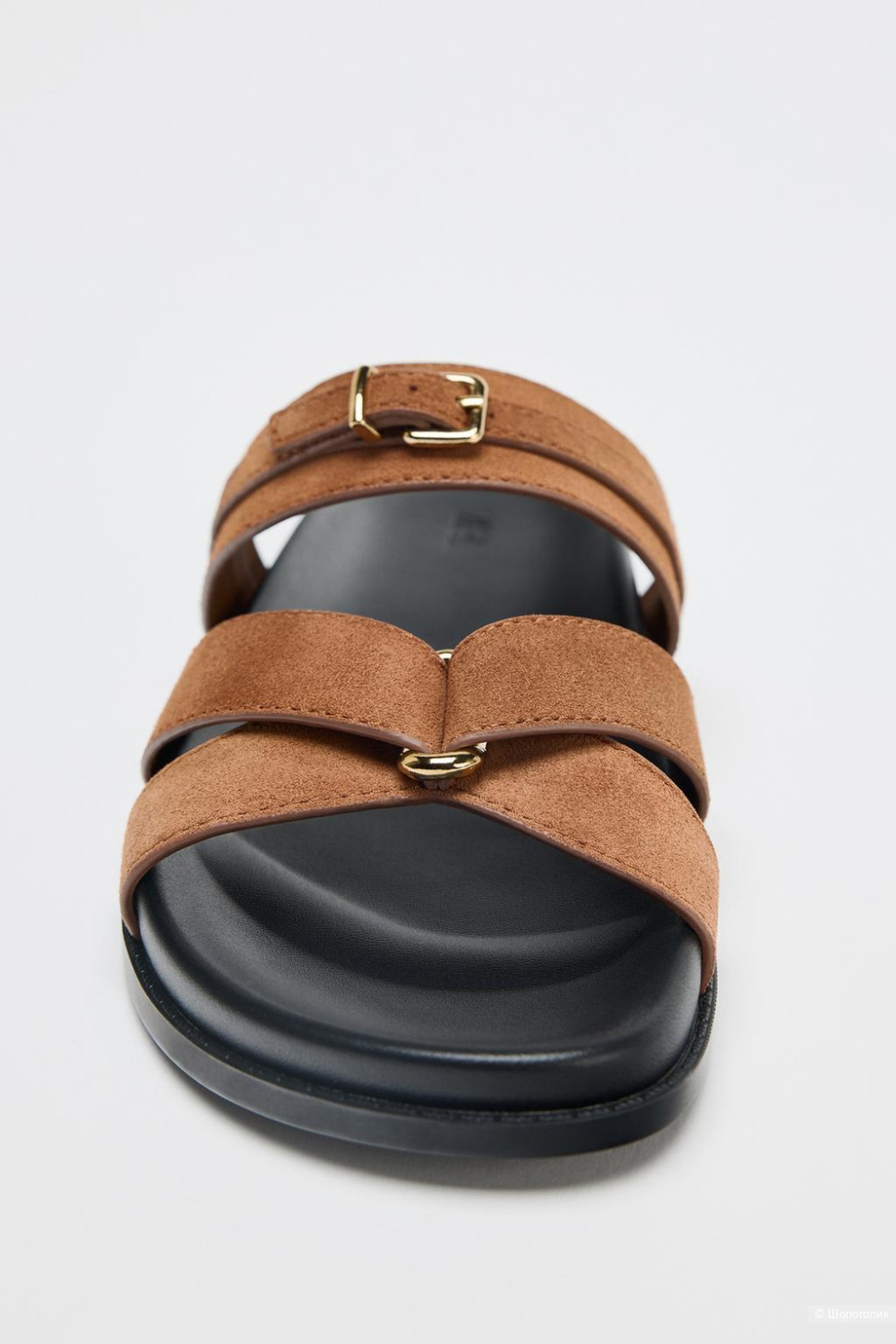 ЗАМШЕВЫЕ САНДАЛИИ ZARA, размер 39