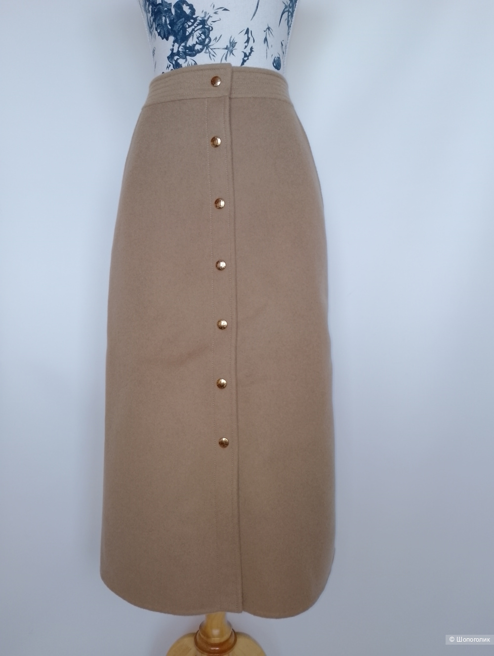 Шерстяная юбка louis vuitton , фр 40