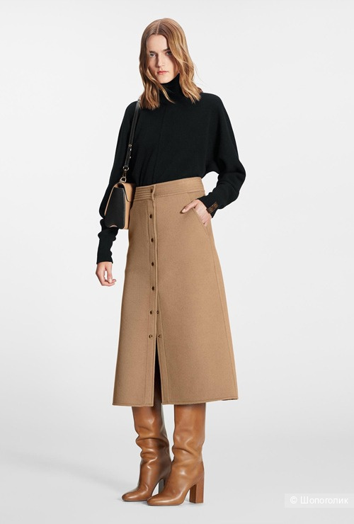 Шерстяная юбка louis vuitton , фр 40