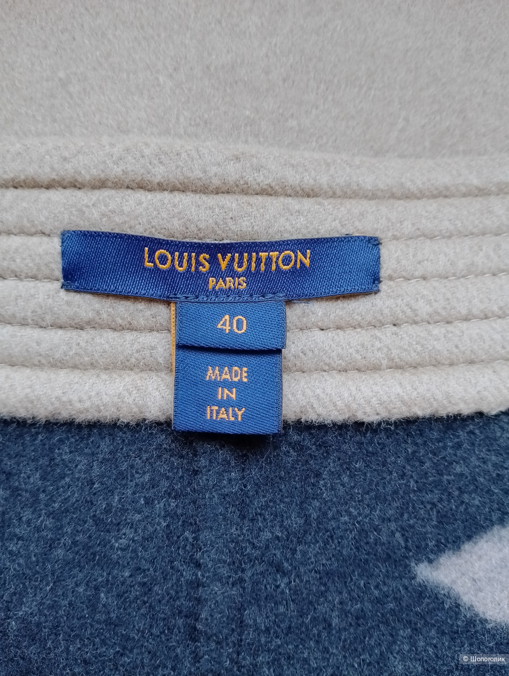 Шерстяная юбка louis vuitton , фр 40