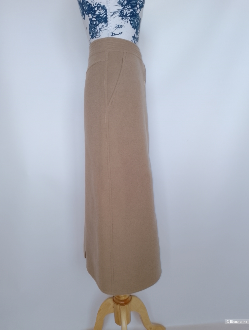 Шерстяная юбка louis vuitton , фр 40