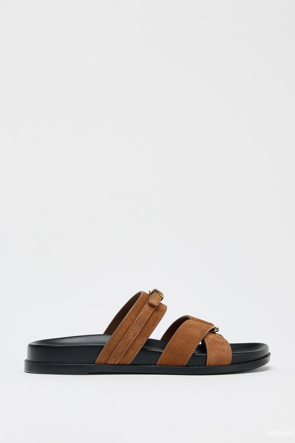 ЗАМШЕВЫЕ САНДАЛИИ ZARA, размер 39