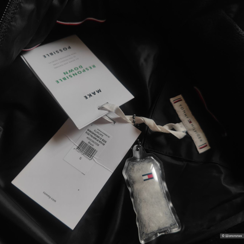 Пуховик Tommy Hilfiger, размер S,M