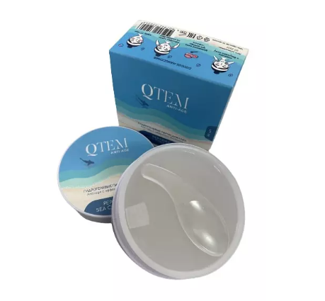 Qtem Гидрогелевые патчи для глаз Anti-age с филлер-эффектом, 60 шт