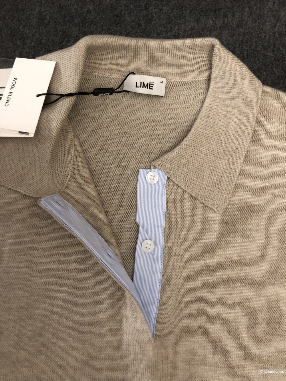 Свитер-поло LIME (M)