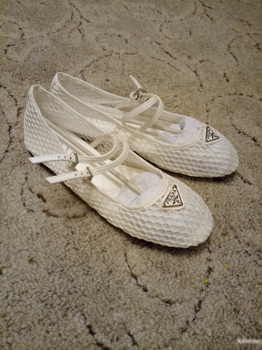 Балетки PRADA, размер 38