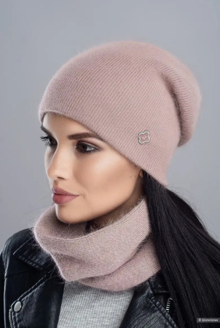 Комплект шапка и снуд Jolie, р. 56-58