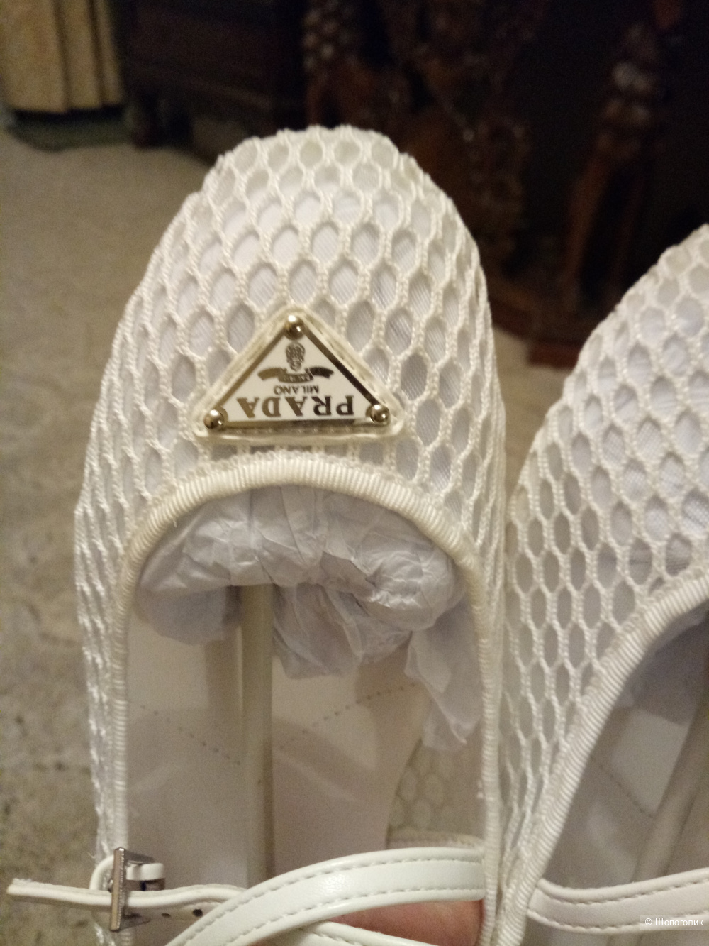 Балетки PRADA, размер 38