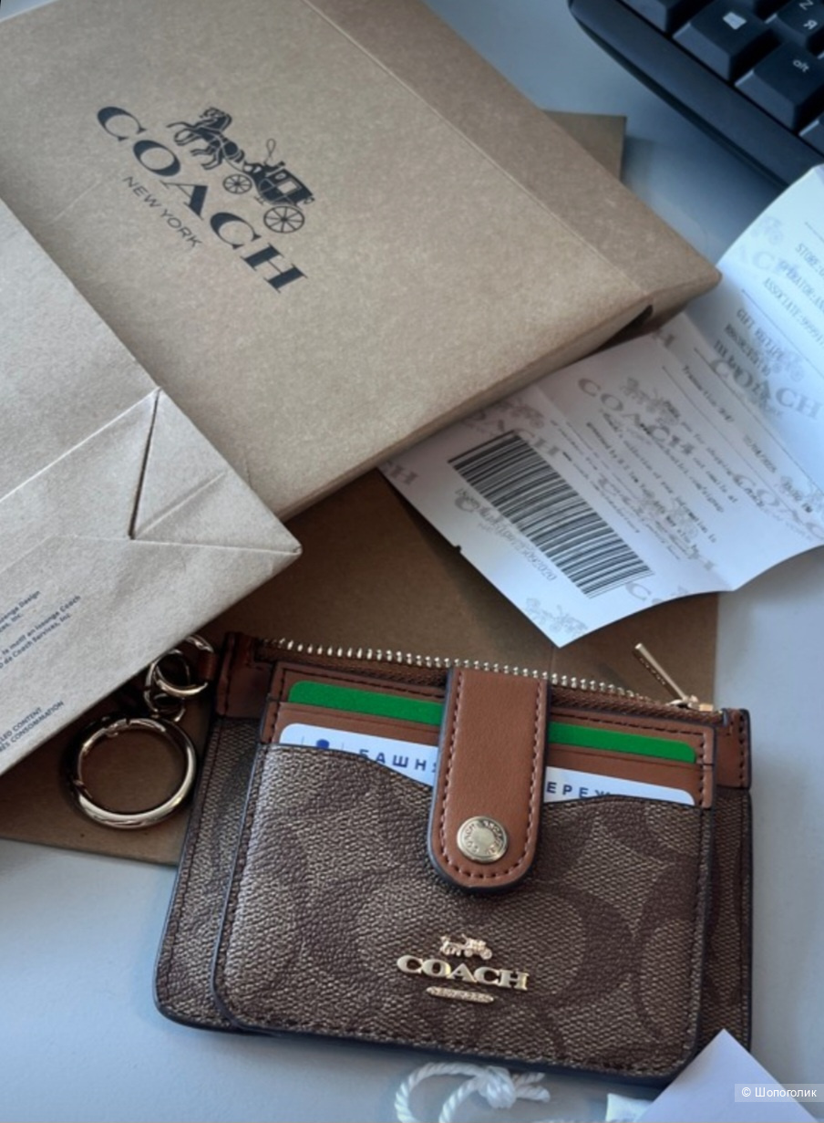 Бумажник Coach 12*8