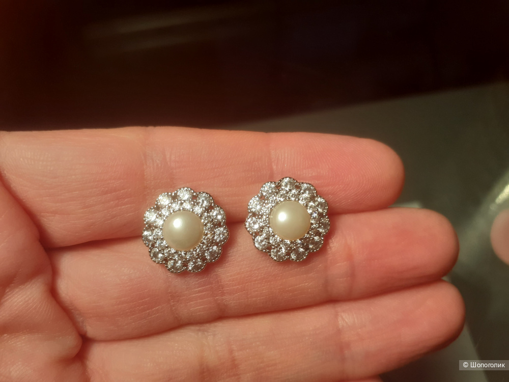 Серьги с жемчугом