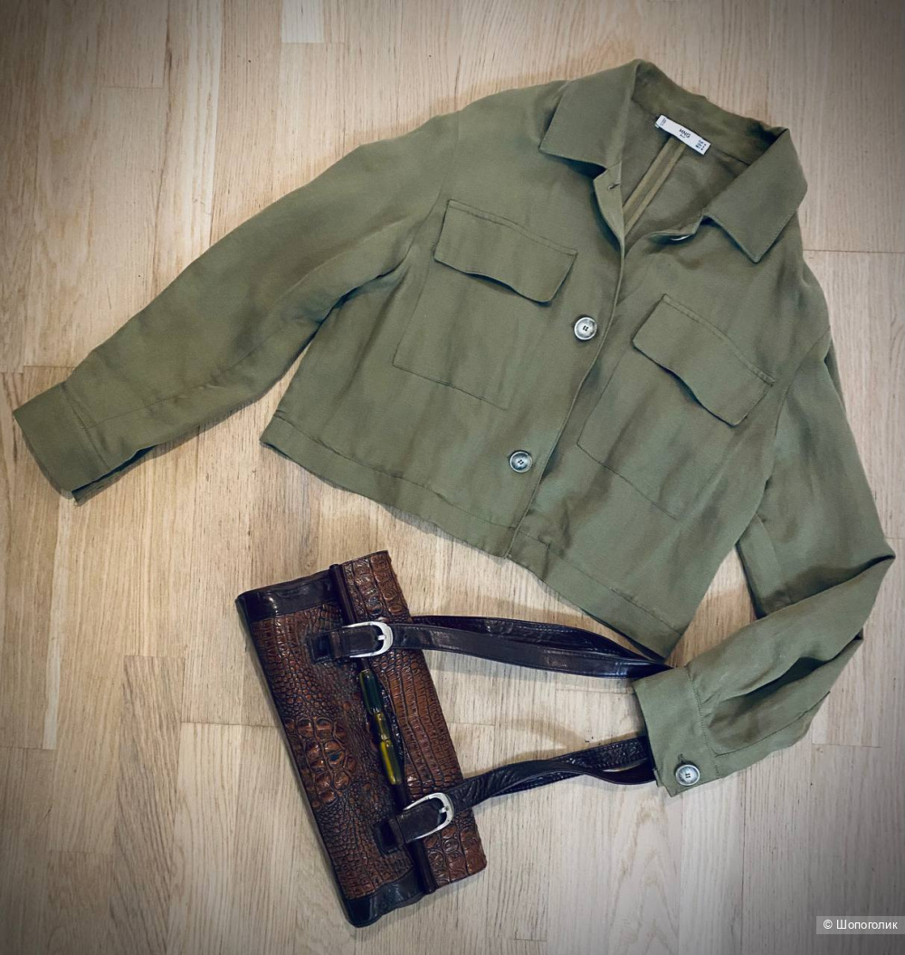 Укороченная рубашка-жакет Mango, 46 M