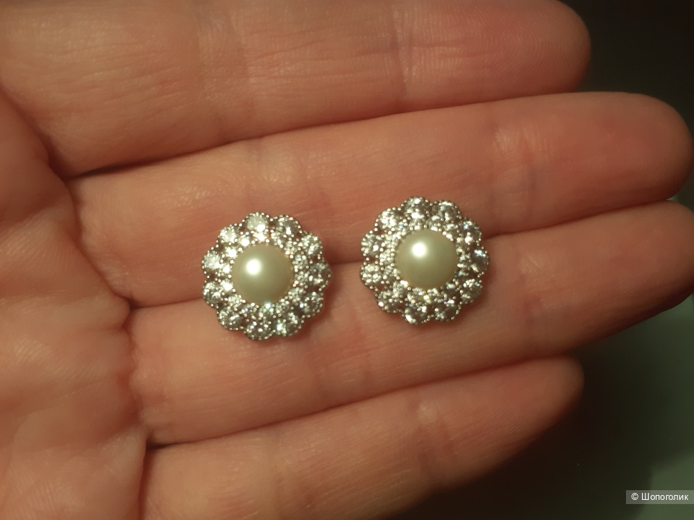 Серьги с жемчугом