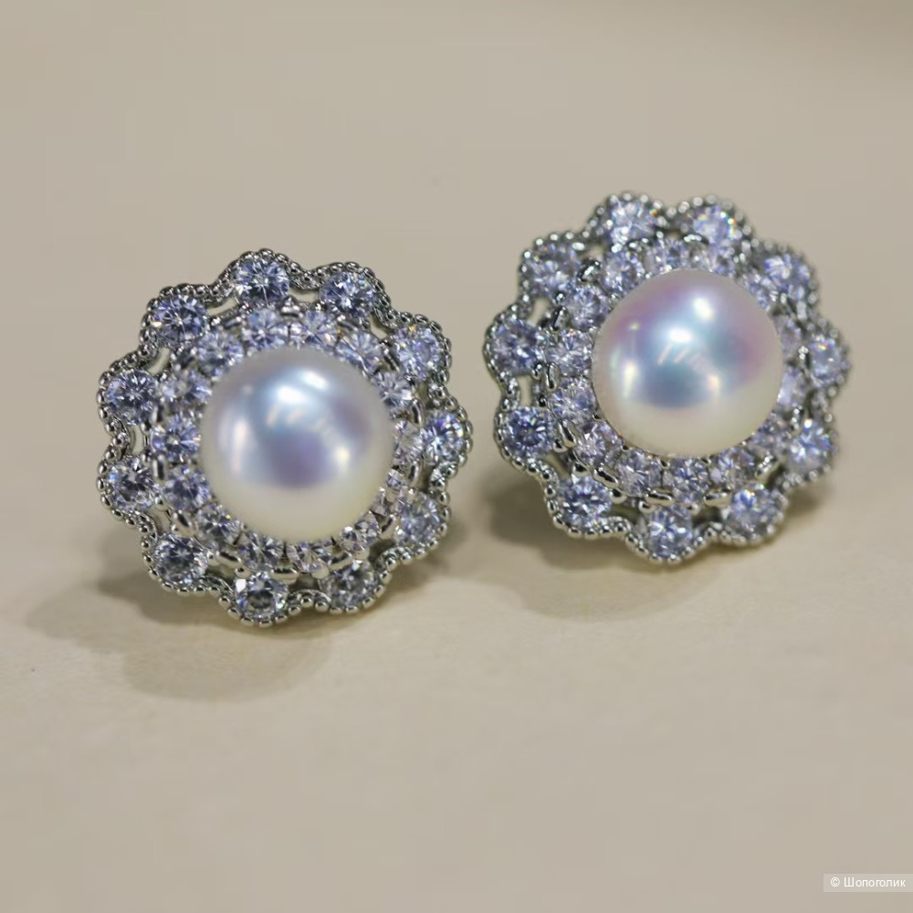 Серьги с жемчугом