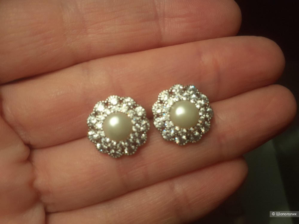 Серьги с жемчугом