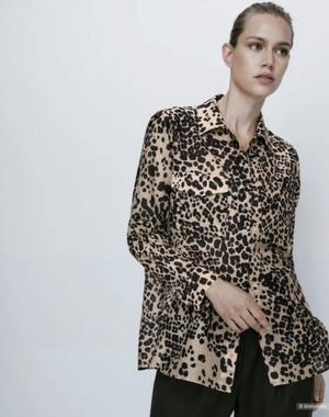 Massimo dutti рубашка хлопоковая, US8