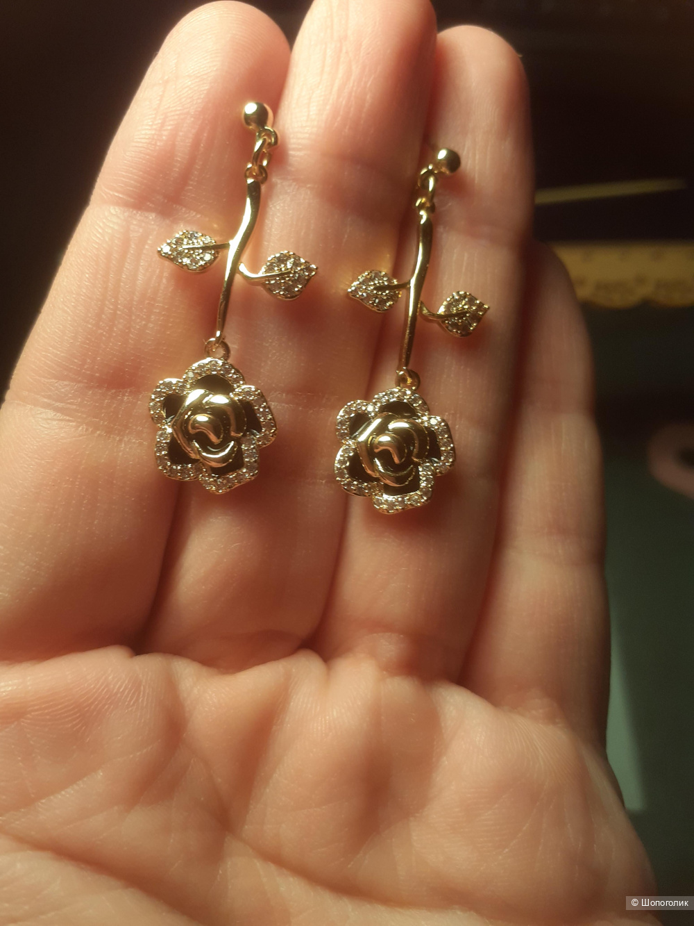 Серьги с эмалью