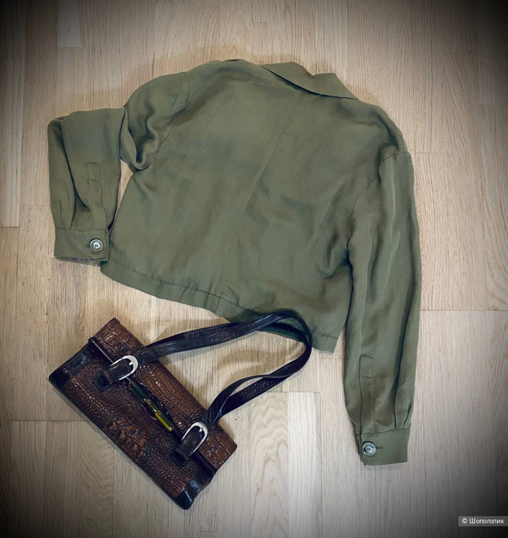 Укороченная рубашка-жакет Mango, 46 M