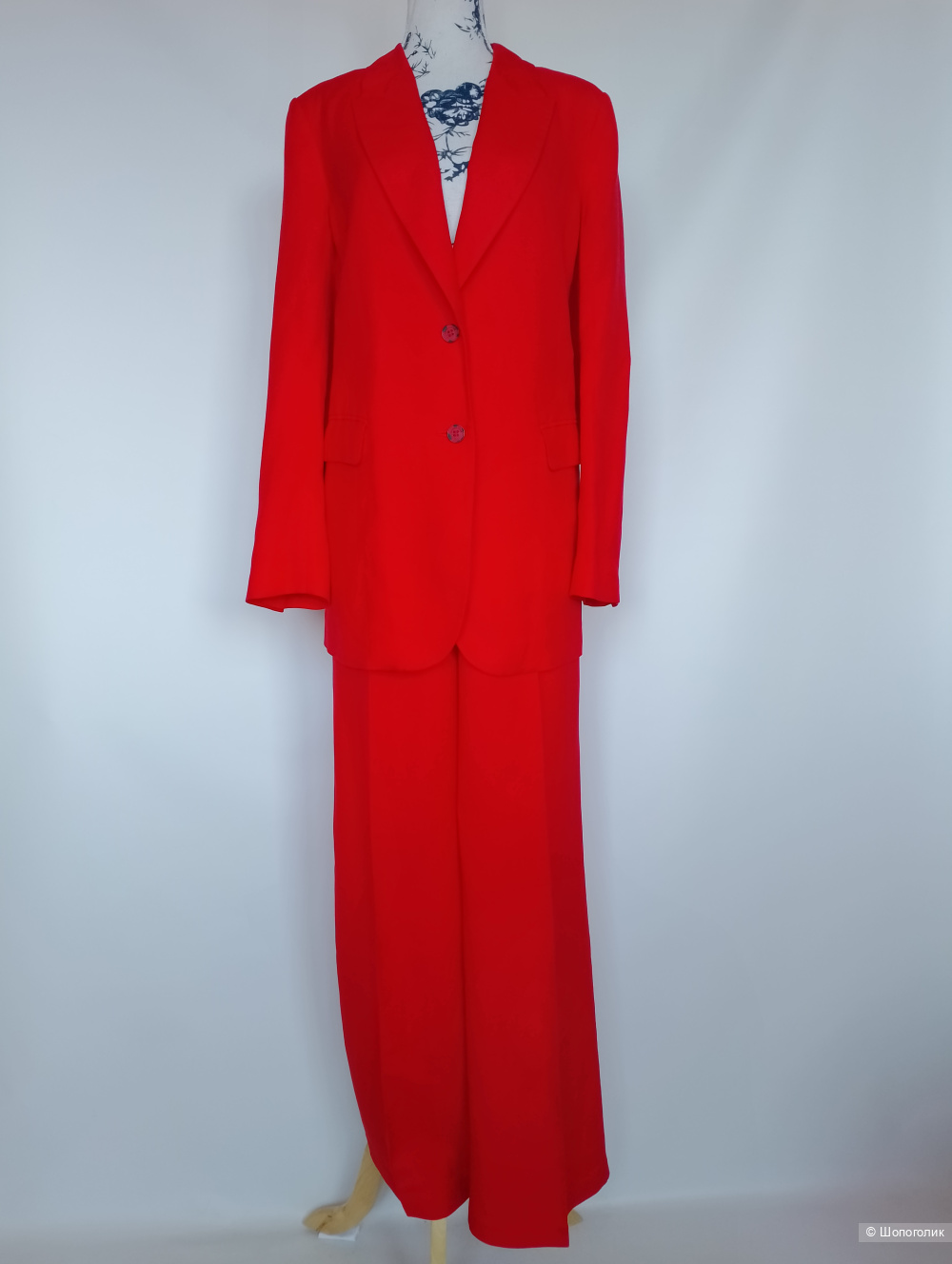 Льняной брючный костюм Vassa code , M