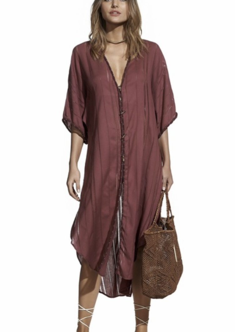 Пляжный кафтан VIX Paula Hermanny. INT M (42/44/46 RU)