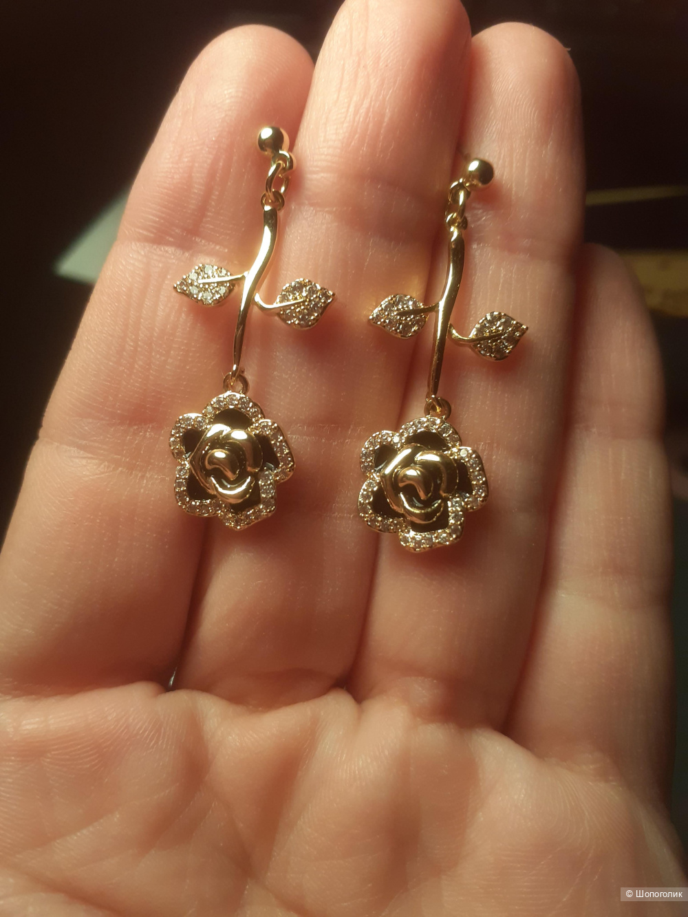 Серьги с эмалью