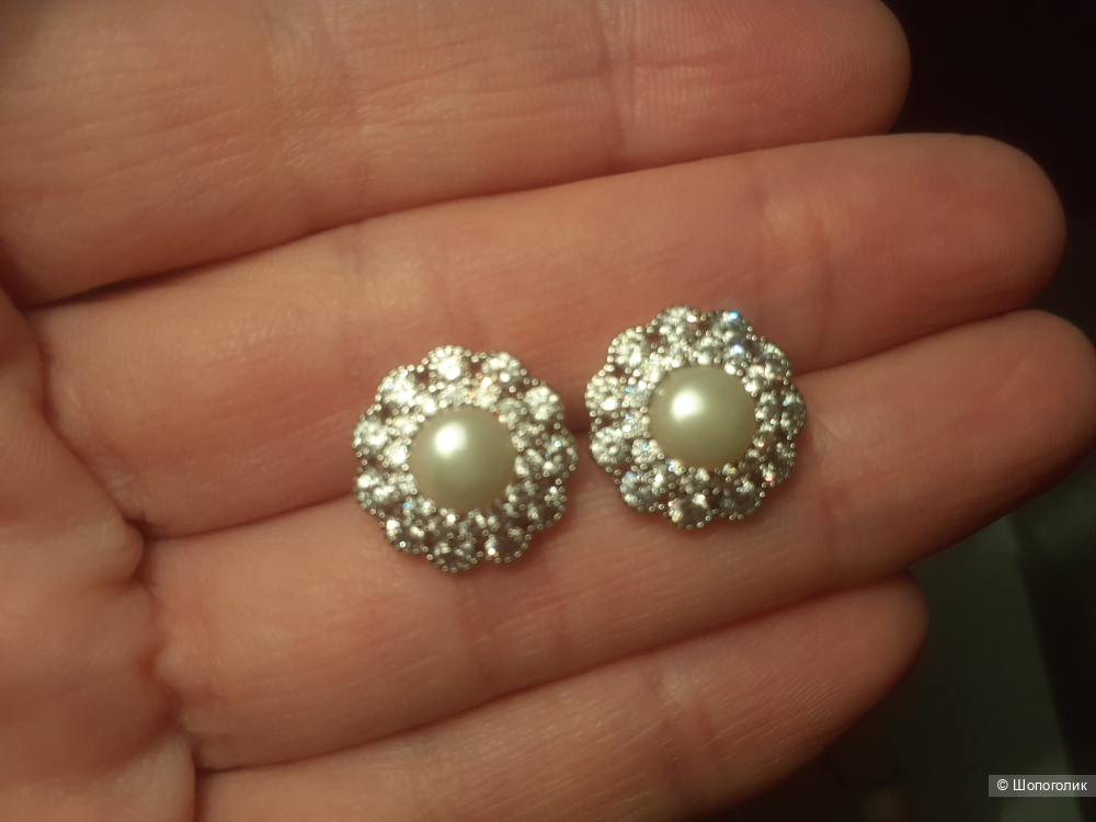 Серьги с жемчугом